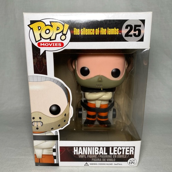 Funko Pop Movies #25 Hannibal Lecter Straitjacket Silence of the Lambs Vaulted - Picture 1 of 6